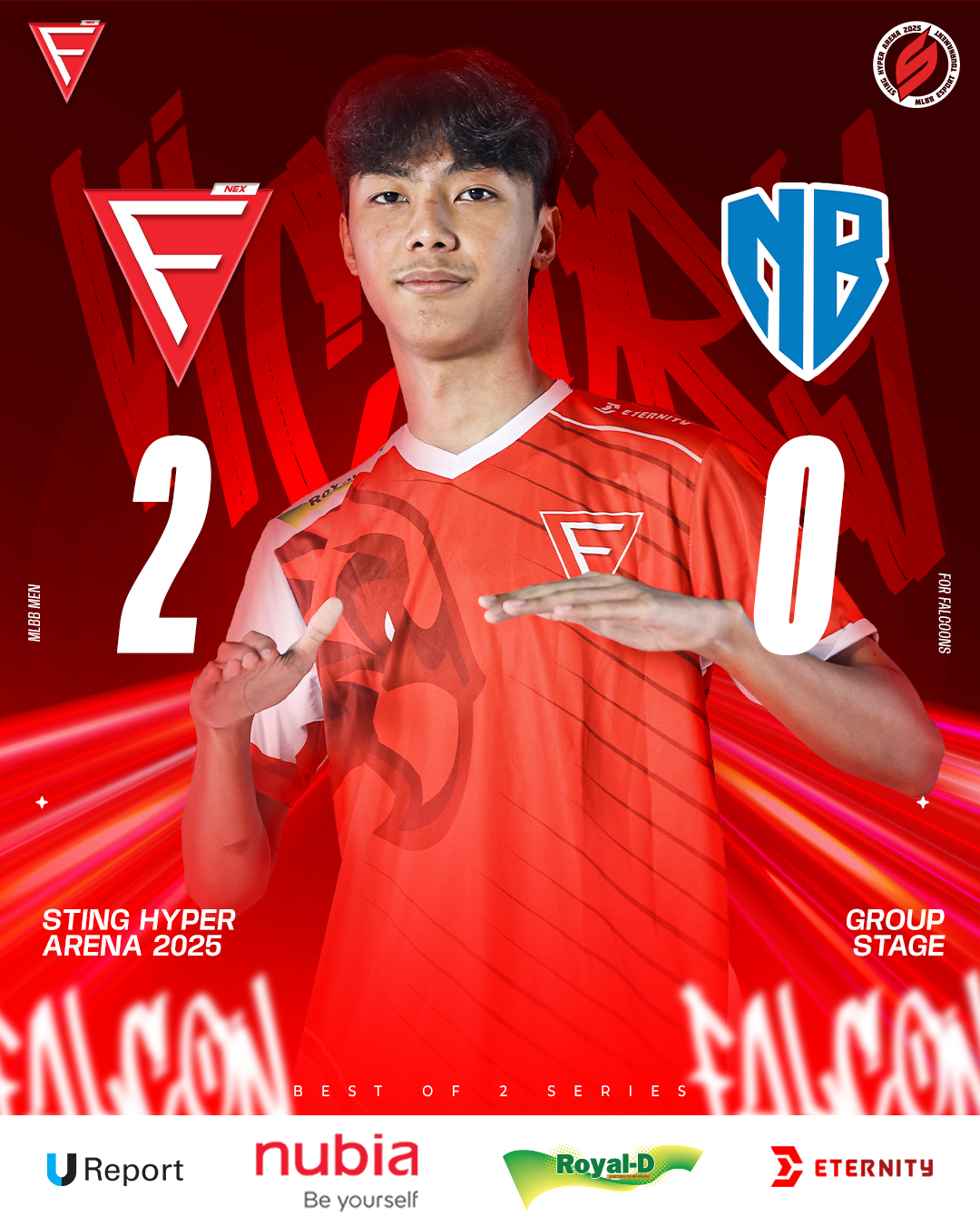 Falcon Esports 2 – 0 New Borns