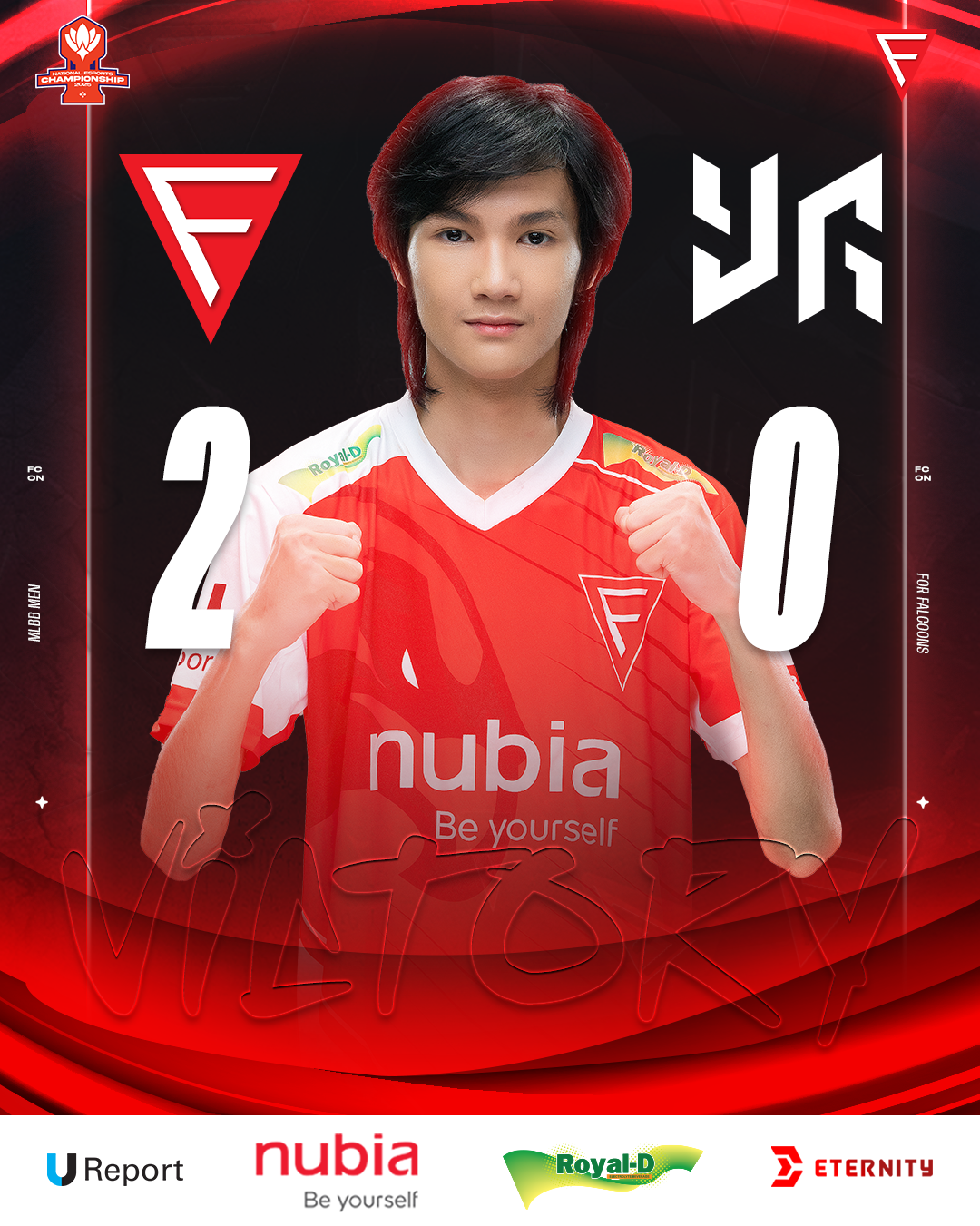 Falcon Esports 2 – 0 Yangon Galacticos