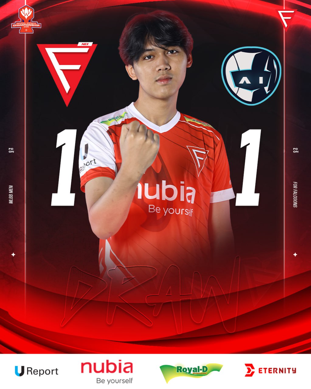 Falcon Nex Academy 1 – 1 Ai Esports