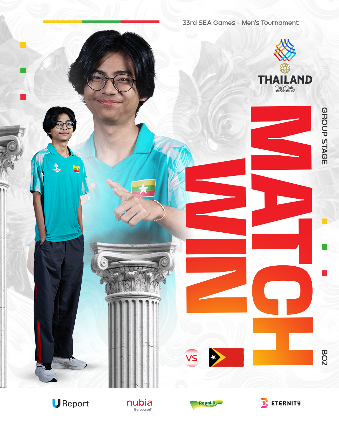 Team Myanmar 2 – 0 Team Timor – Leste