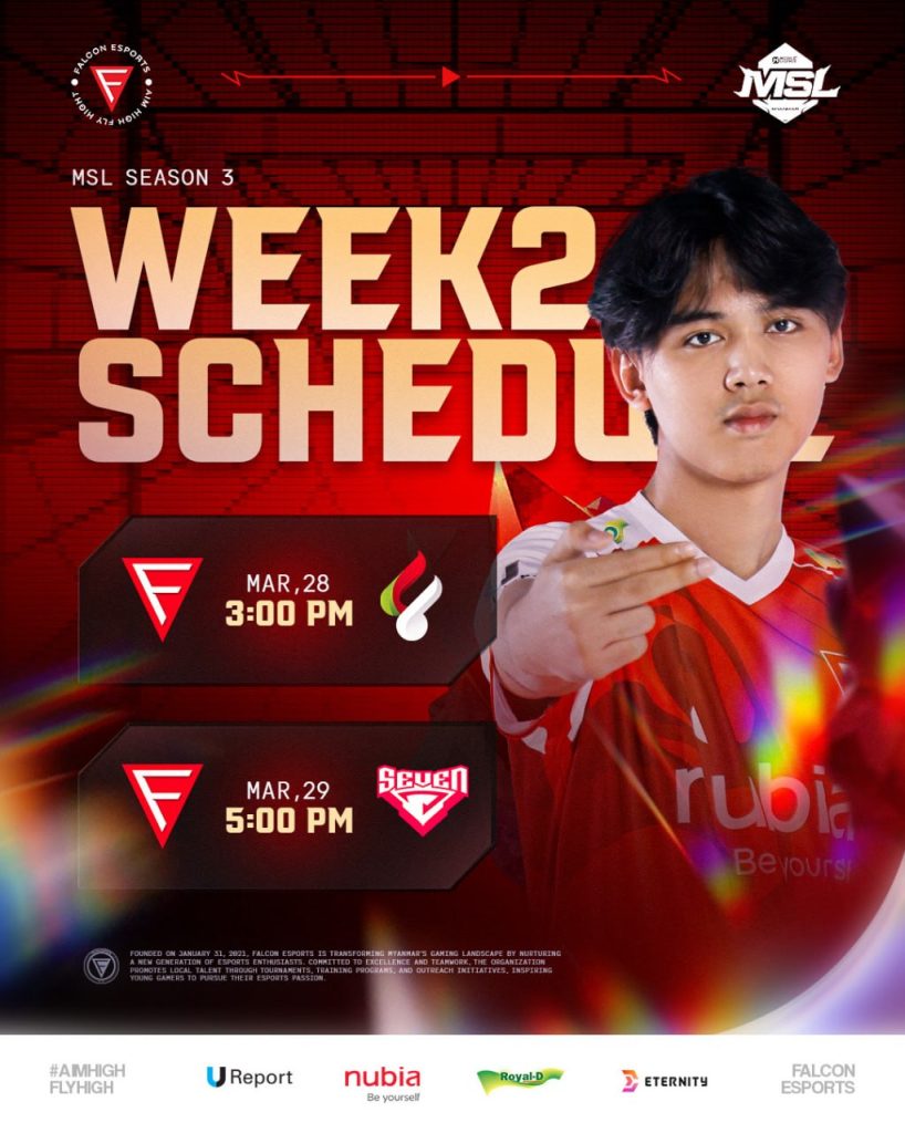 MSL MM Season 3 w2 Schedule